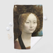 Serviette De Golf Ginevra de' Benci Leonardo da Vinci (En situation)