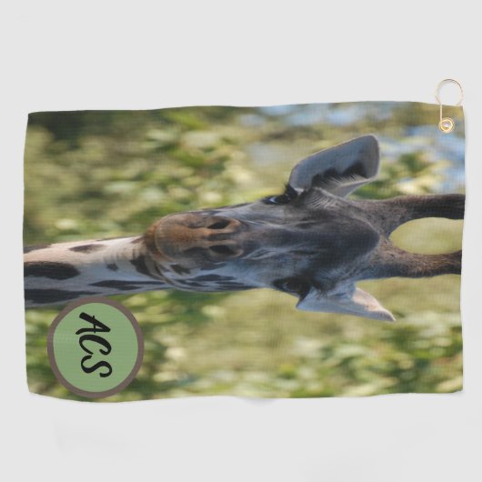 Serviette De Golf Giraffe (Horizontal)