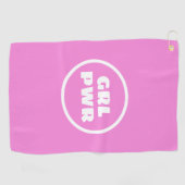 Serviette De Golf Girl Power - (Horizontal)