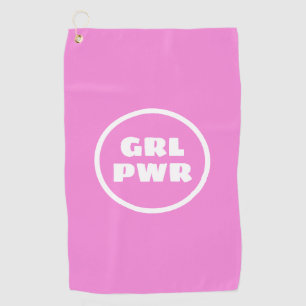 Serviette De Golf Girl Power -