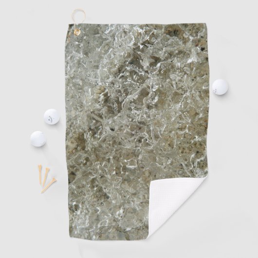 Serviette De Golf Glace glaciaire Texture nature Abstraite (En situation)