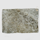 Serviette De Golf Glace glaciaire Texture nature Abstraite (Horizontal)