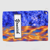 Serviette De Golf Glaciem et Ignis par Kenneth Yoncich (Horizontal)