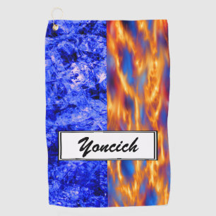 Serviette De Golf Glaciem et Ignis par Kenneth Yoncich