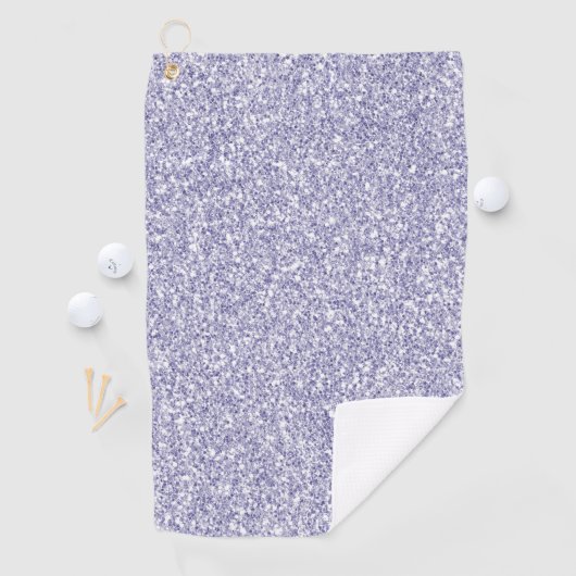 Serviette De Golf Glam Lavender Lilac Purple Parties scintillant (En situation)
