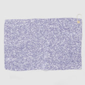 Serviette De Golf Glam Lavender Lilac Purple Parties scintillant (Horizontal)