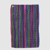 Serviette De Golf Glitz et Glam Sparkly Stripes (Devant)
