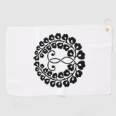 Serviette De Golf glycine de Kujō (Horizontal)