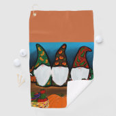 SERVIETTE DE GOLF GNOME (En situation)