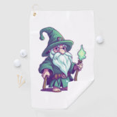 Serviette De Golf Gnome Assistant intelligent (En situation)