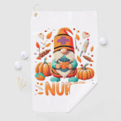 Serviette De Golf Gnomes Infirmière de Thanksgiving Fall Scruter (En situation)