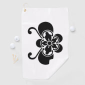 Serviette De Golf Goka en forme de papillon (En situation)