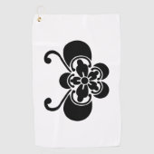 Serviette De Golf Goka en forme de papillon (Devant)