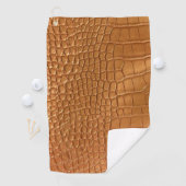 Serviette De Golf Gold leather texture luxury  (En situation)