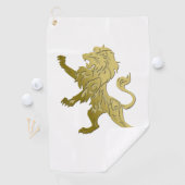 Serviette De Golf Golden Royal Lion (En situation)
