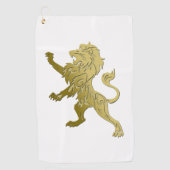 Serviette De Golf Golden Royal Lion (Devant)