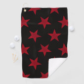 Serviette De Golf Golden Stars Motif 8 (En situation)