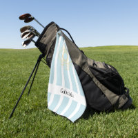 Golden Stylish Stripes Soft Blue Dainty Eye grec