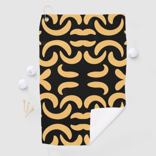 Serviette De Golf Golden Worm (En situation)