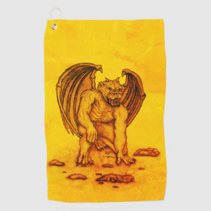 Serviette De Golf Golem Gargoyle