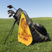 Serviette De Golf Golem Gargoyle (Vert)