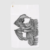Serviette De Golf Golem Gargoyle (Devant)