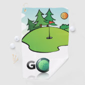 Serviette De Golf Golf (En situation)