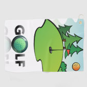Serviette De Golf Golf (Horizontal)