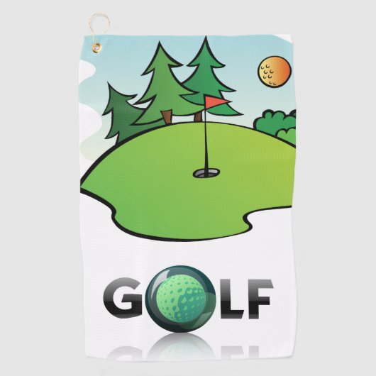 Serviette De Golf Golf (Devant)