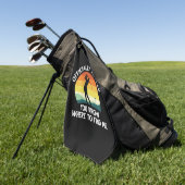 Serviette De Golf Golf à la retraite officielle (Vert)