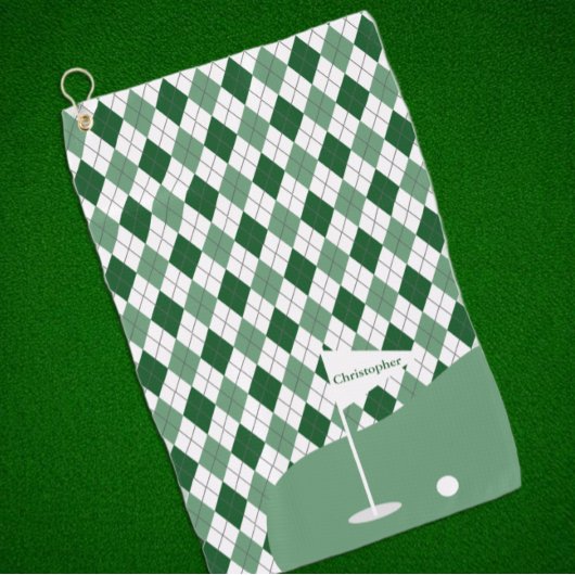 Serviette De Golf Golf Argyle