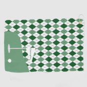 Serviette De Golf Golf Argyle (Horizontal)