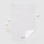 Serviette De Golf Golf Ball Dimples INITIALES Golfeur Golfing Classi (En situation)