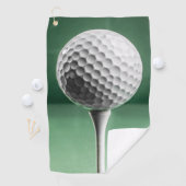 Serviette De Golf Golf Ball on The Golf Towel (En situation)