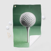 Serviette De Golf Golf Ball on The Golf Towel (En situation)