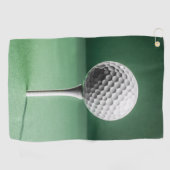 Serviette De Golf Golf Ball on The Golf Towel (Horizontal)