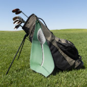 Serviette De Golf Golf Ball on The Golf Towel (Vert)