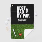 Serviette De Golf Golf Best Dad by Par Golf Towel (En situation)