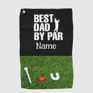 Serviette De Golf Golf Best Dad by Par Golf Towel