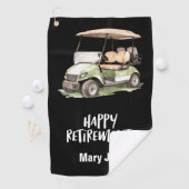 Serviette De Golf Golf Bonne retraite pour golfeur (En situation)