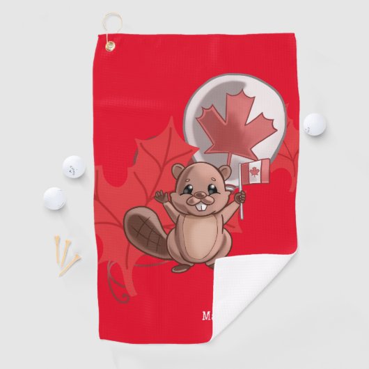 Serviette De Golf Golf Canada (En situation)