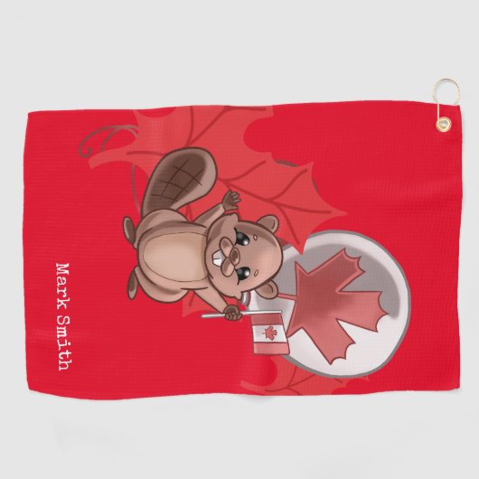 Serviette De Golf Golf Canada (Horizontal)