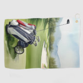 Serviette De Golf Golf Club Sport (Horizontal)