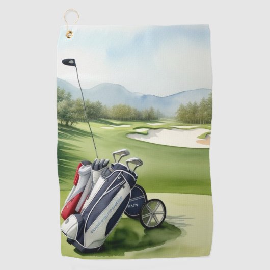 Serviette De Golf Golf Club Sport (Devant)