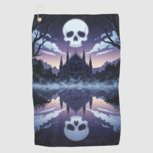 Serviette De Golf Golf de Crâne gothique