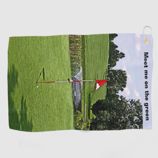 Serviette De Golf Golf de Gimme (Horizontal)