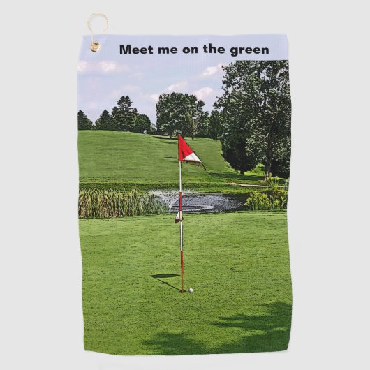 Serviette De Golf Golf de Gimme (Devant)