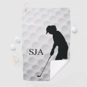 Serviette De Golf Golf Design Golf Towel (En situation)
