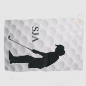 Serviette De Golf Golf Design Golf Towel (Horizontal)