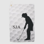 Serviette De Golf Golf Design Golf Towel (Devant)